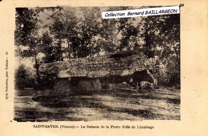 Le Dolmen de la Pierre Folle de Limalonges (Coté ouest) - Saint-Saviol