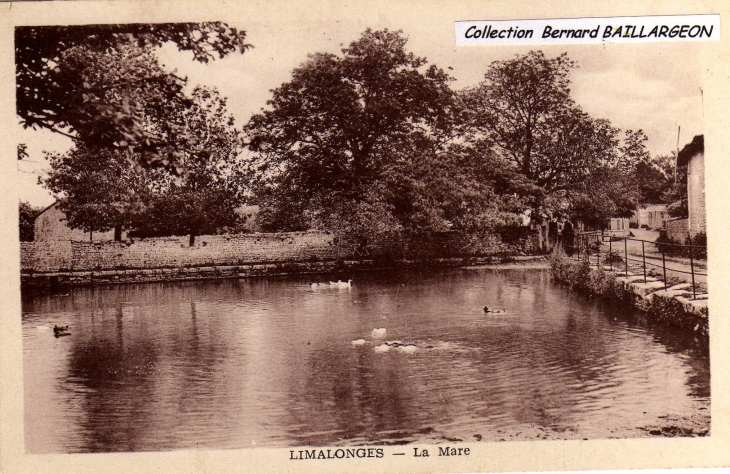 La Charente à Comporté, à gauche l'embarcadaire ombragé.  - Saint-Saviol