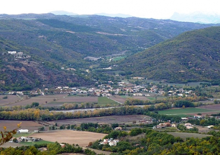 Vue d'ensemble du plateau de Valensole - Bras-d'Asse