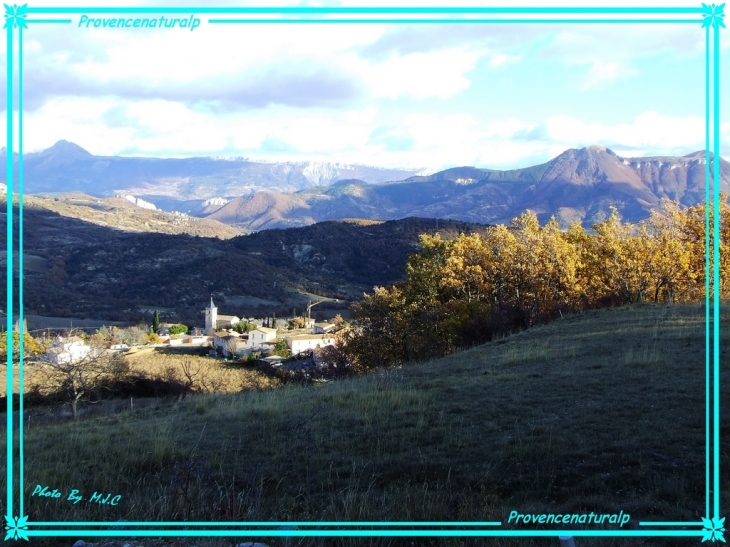 Le village de Champtercier