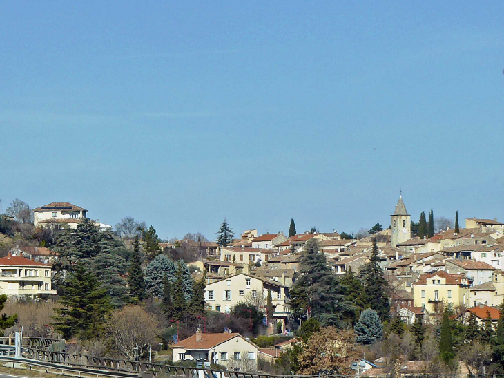 Vue sur le village - Château-Arnoux-Saint-Auban