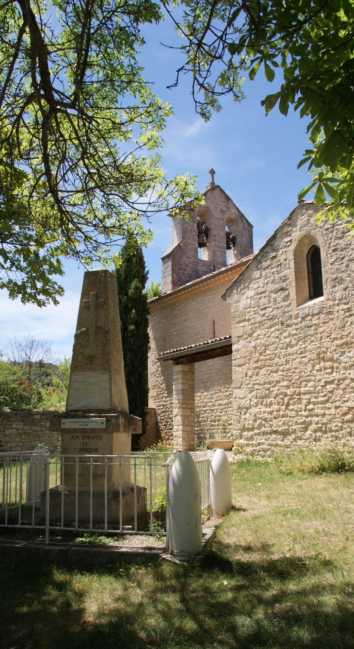  <église Saint-Pierre 13 Em Siècle - Fontienne