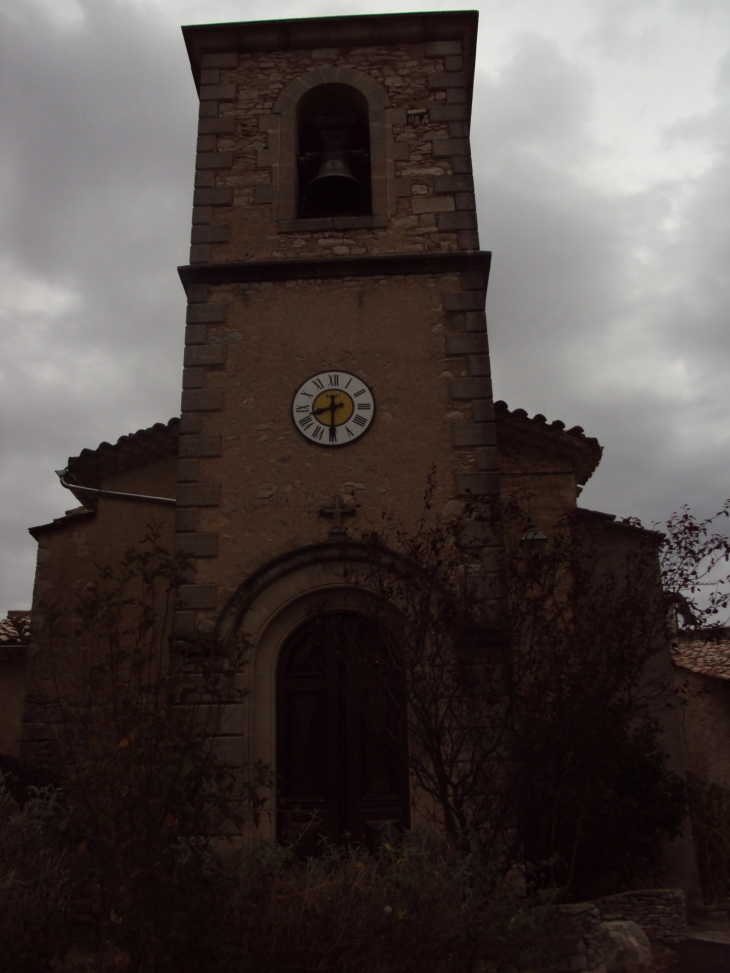 Clocher et la nouvelle horloge de l'Hospitalet