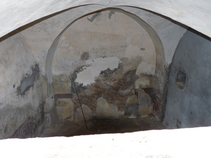 Dans la chapelle Saint Roch - La Condamine-Châtelard