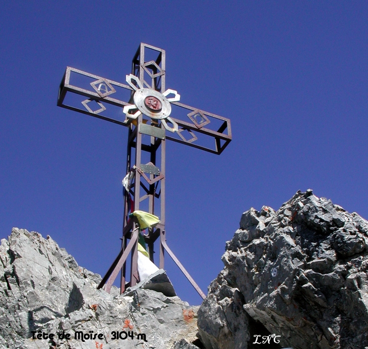 La croix au sommet 3104m  - Larche