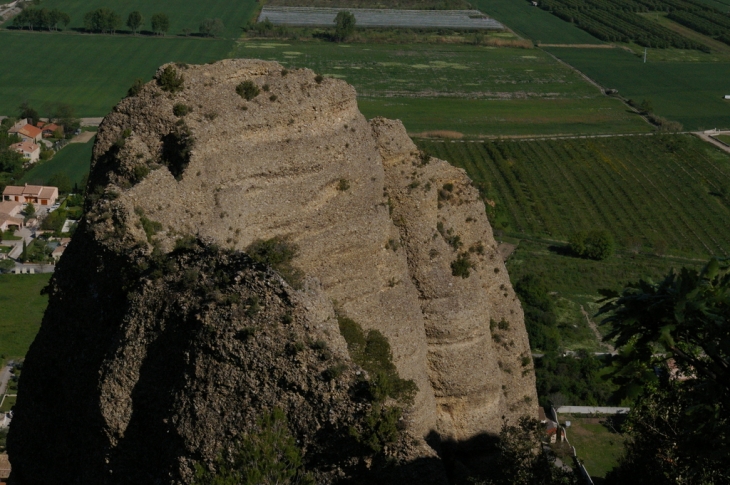 Penitents des mées vu par le haut - Les Mées