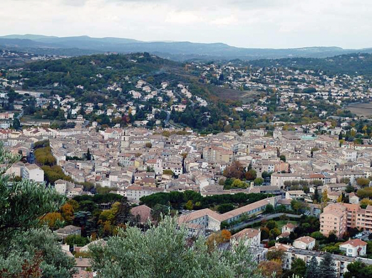 Vue sur la ville - Manosque