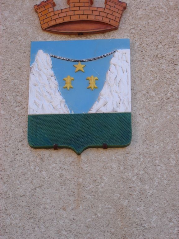 Le blason de la commune - Moustiers-Sainte-Marie