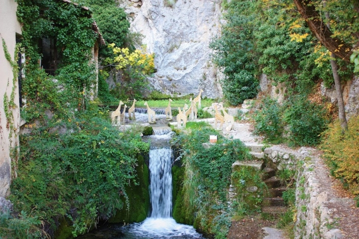 Cascade de Moustiers Ste Marie - Moustiers-Sainte-Marie