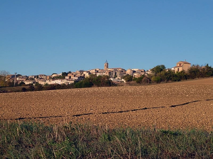 Vue sur le village - Puimoisson