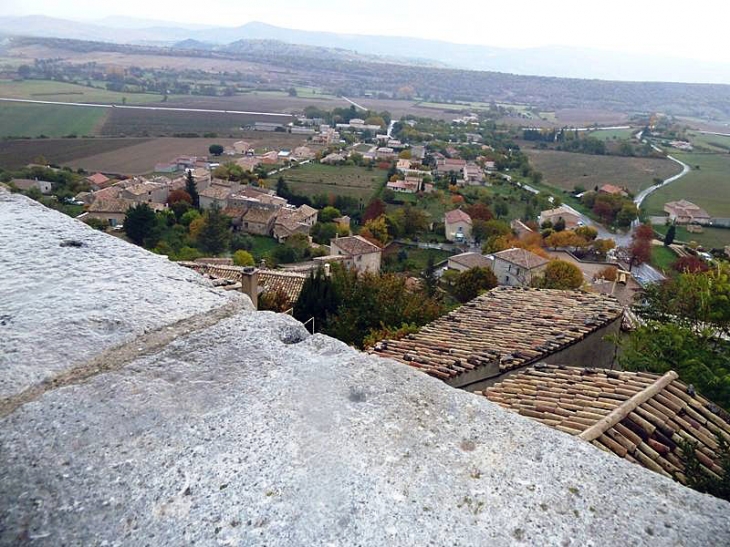 Vue du donjon - Simiane-la-Rotonde