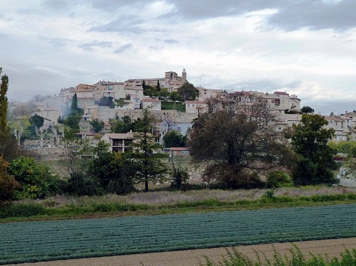 Vue sur la ville - Valensole