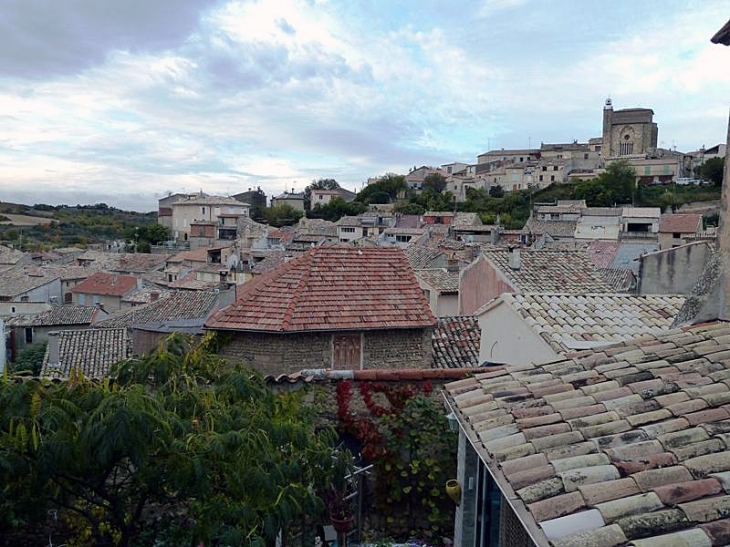 Vue sur la ville - Valensole