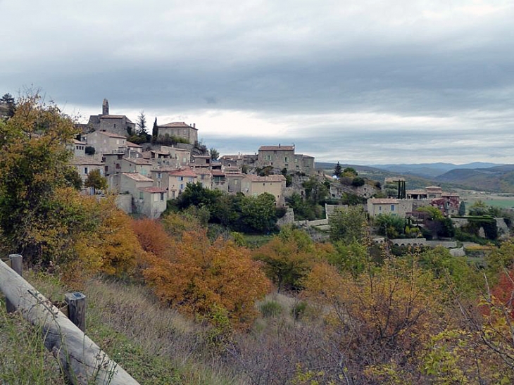 Vue sur le village - Villemus