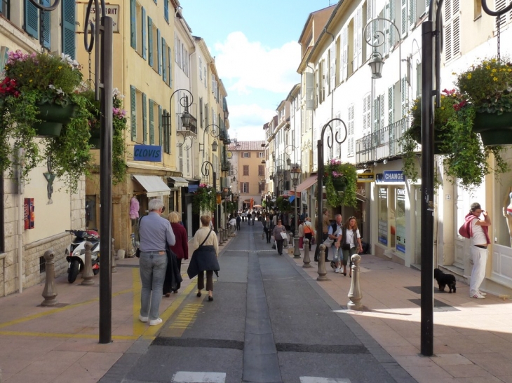 La rue G.Clémenceau - Antibes