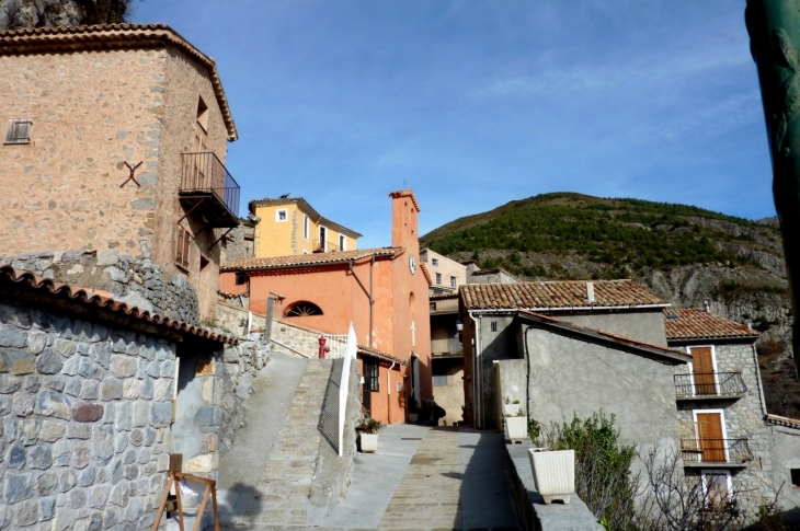 Rue de l'Eglise - Auvare