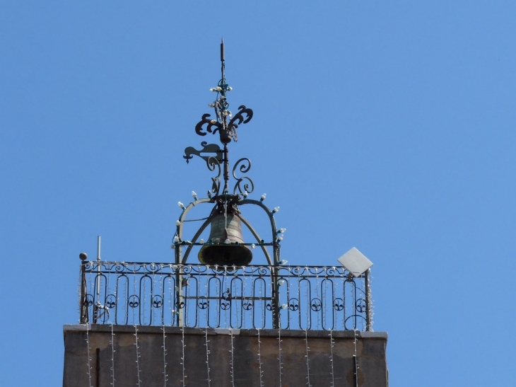 Le clocher de l'église - Biot