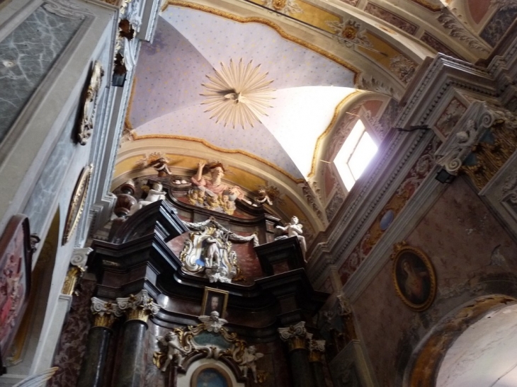 L'église Saint Jean Baptiste - Coaraze