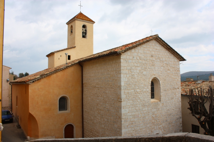 L'église de  Coursegoules