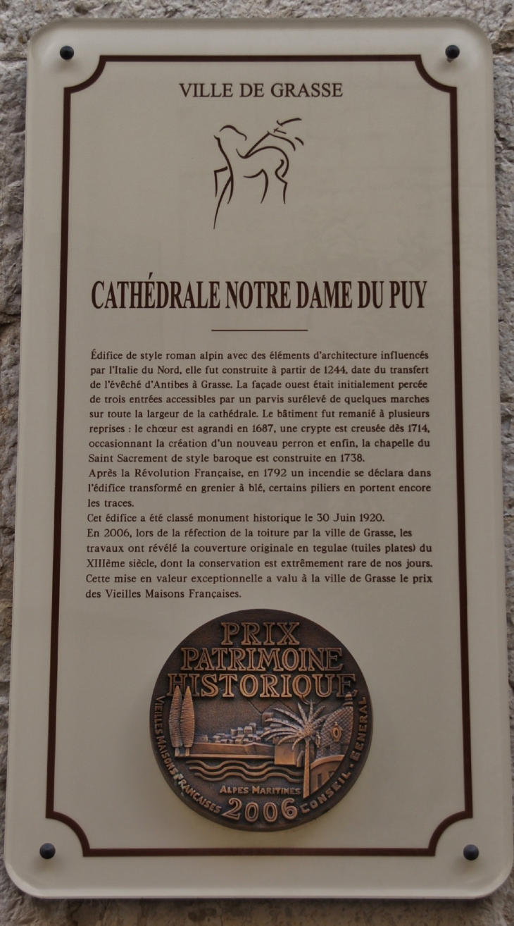 *Cathédrale Notre-Dame du Puy - Grasse