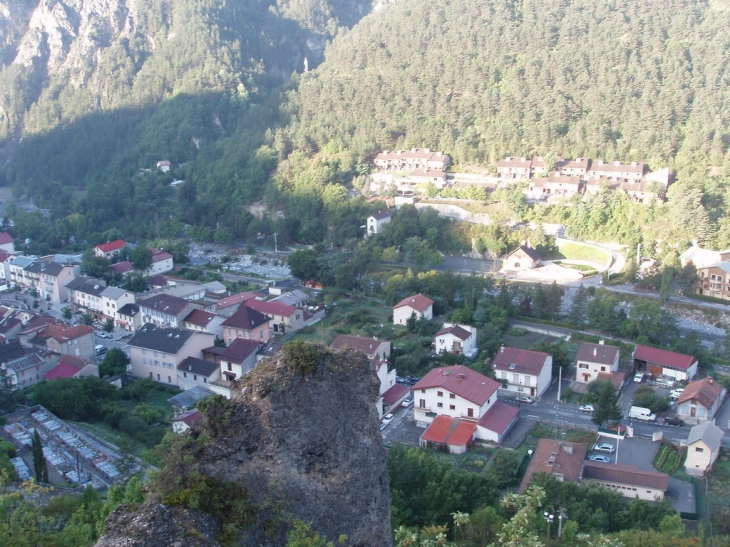 Guillaumes vue du chateau