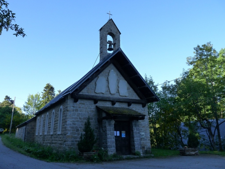 A Peïra Cava , la chapelle de Notre Dame des Neiges - Lucéram