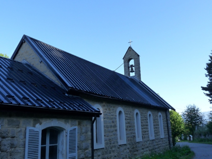 A Peïra Cava , la chapelle de Notre Dame des Neiges - Lucéram