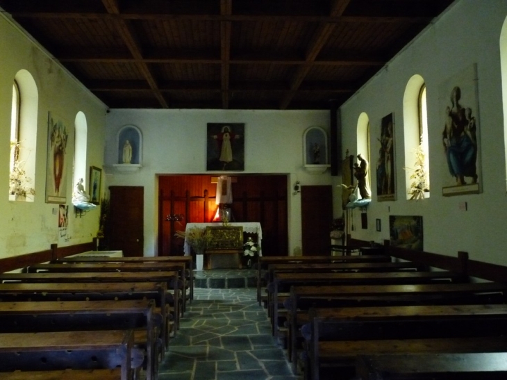 A Peïra Cava , la chapelle de Notre Dame des Neiges - Lucéram