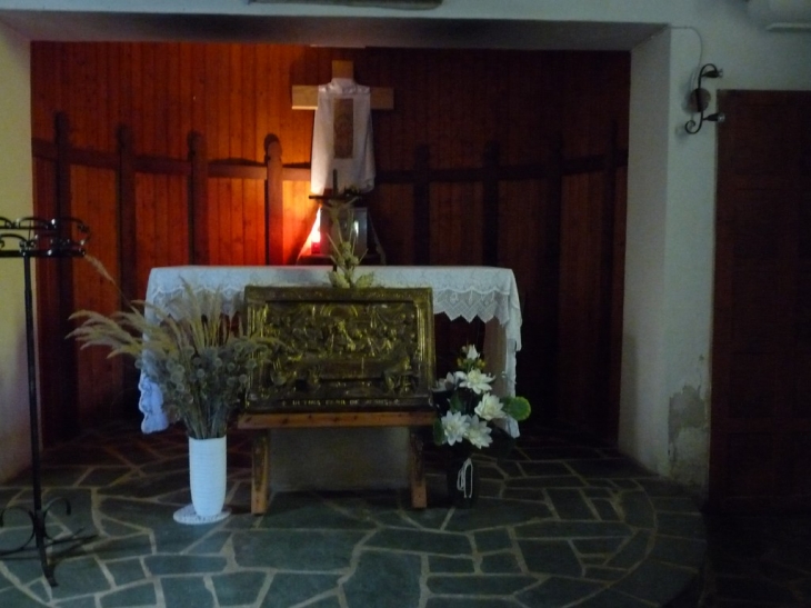 A Peïra Cava , la chapelle de Notre Dame des Neiges - Lucéram