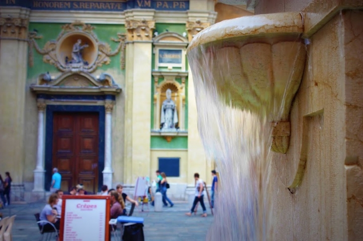 Fontaine à Nice