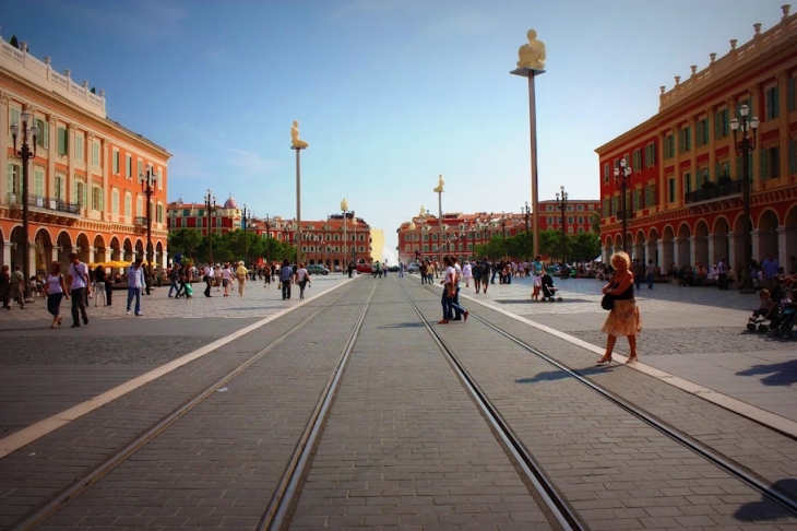 Place Masséna à Nice