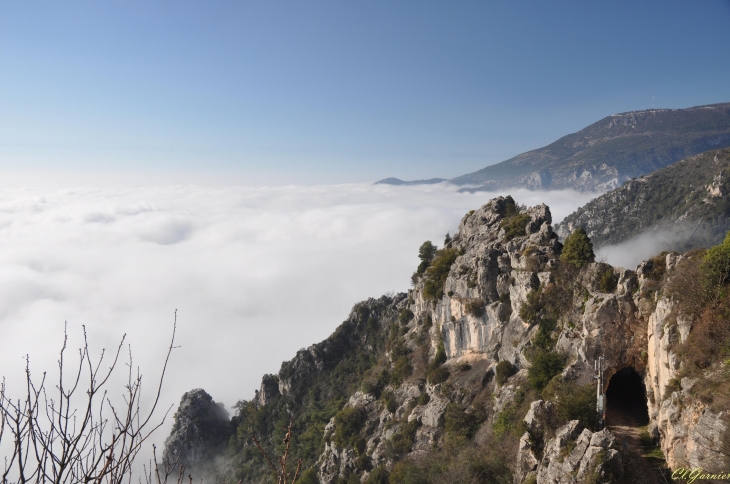 Mer de nuages - Sainte-Agnès