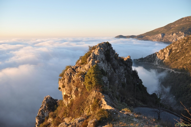 Mer de nuages - Sainte-Agnès