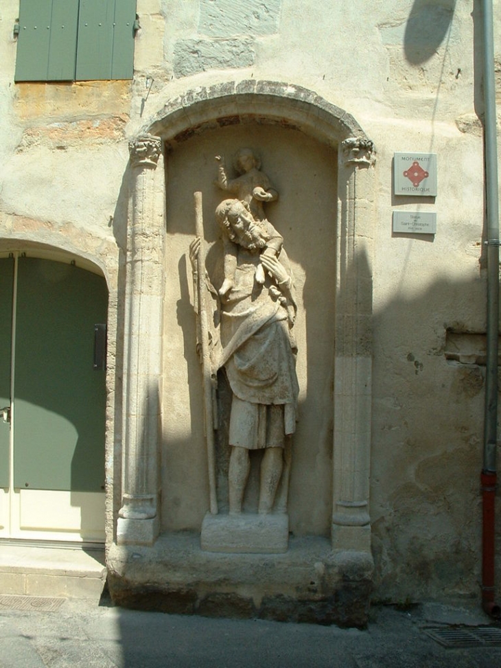 Saint-Christophe (Statue du XIVème siècle) - Boulbon