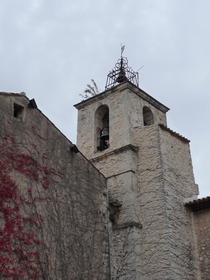 Le clocher de l'église - La Fare-les-Oliviers