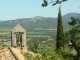 Vue depuis le dessus de la chapelle de la Trevaresse