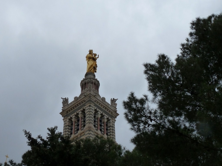 Le sommet de ND de la Garde - Marseille