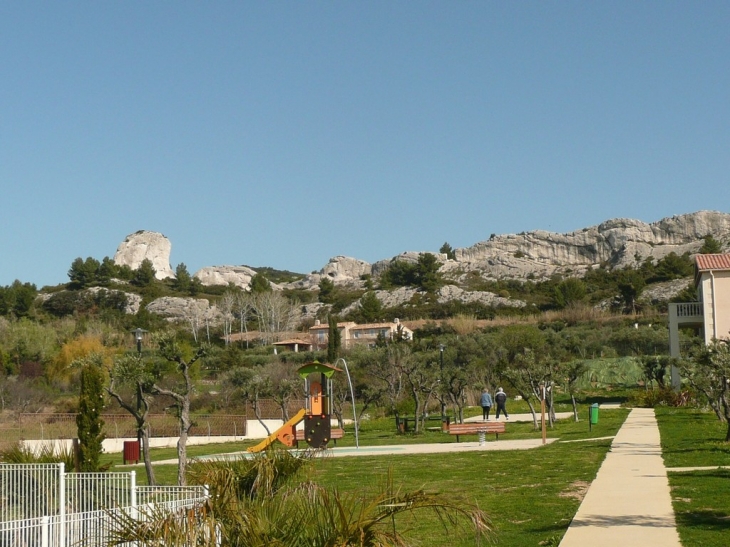 Vue sur les Alpilles - Paradou