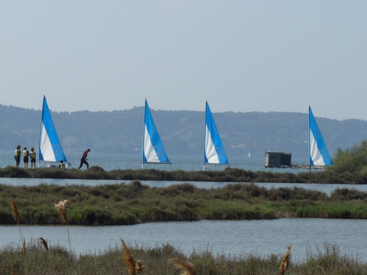 Ils-mettent-les-voiles-sur-l-etang de Berre - Saint-Chamas