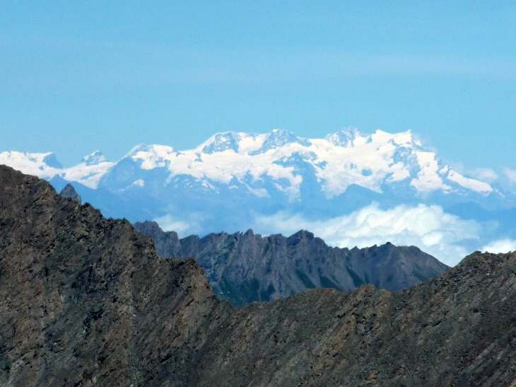 Le-mont-rose-vue-de-la-tete-du-longet 3146m - Ceillac