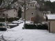 Eglise du village sous la neige