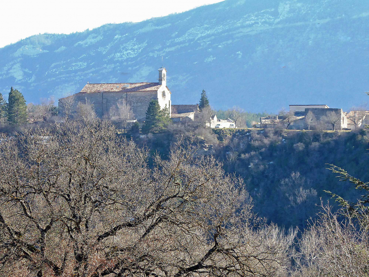 Vue sur l'église - Lagrand