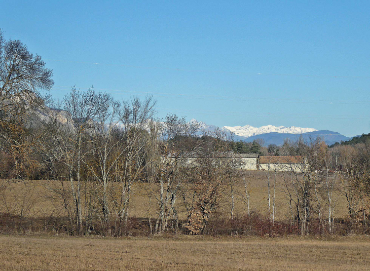 Le paysage : vue sur les Ecrins - Lazer