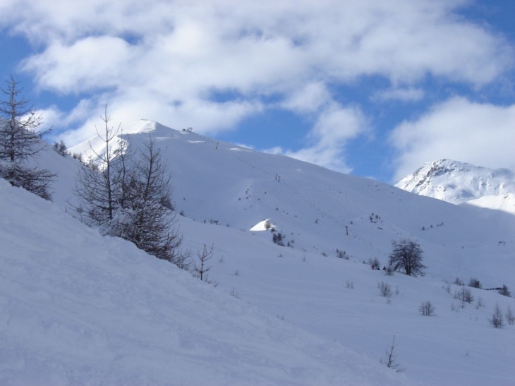 L'aiglière , 3310m et la Pendine - Puy-Saint-Vincent