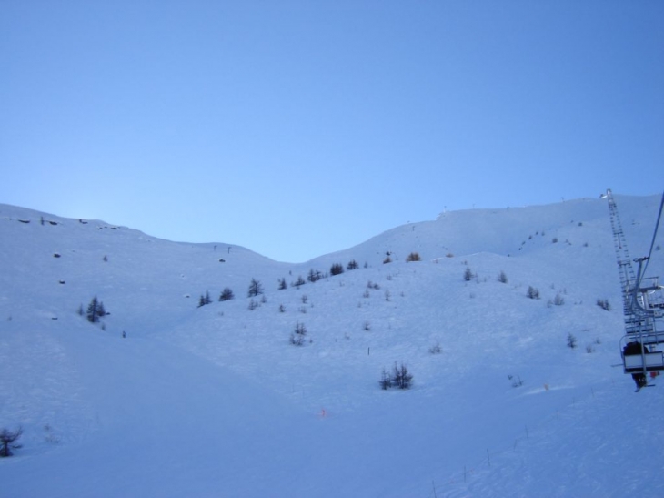 Sur le telesiège de la Pendine - Puy-Saint-Vincent