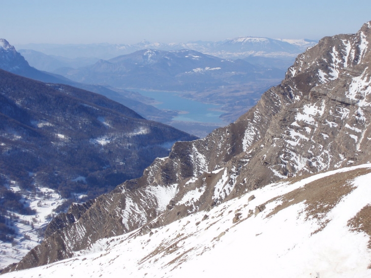 VUE SUR LE LAC DE SERRE PONCON - Risoul