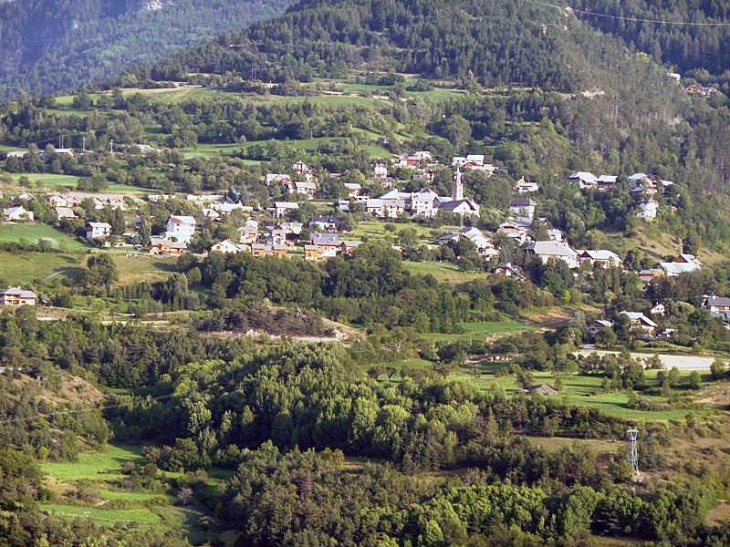 Vue sur le village - Risoul