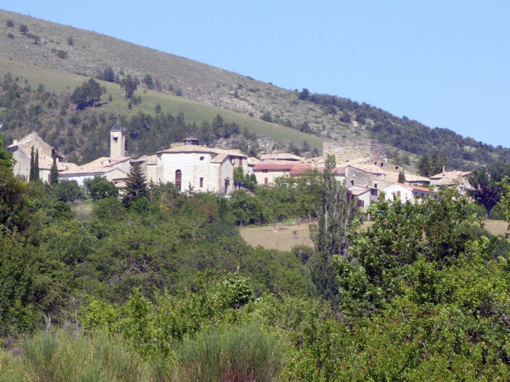 Vue sur le village - Rosans