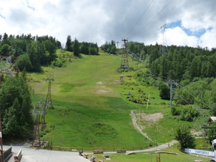 La piste Luc Alphand , à Chantemerle - Saint-Chaffrey