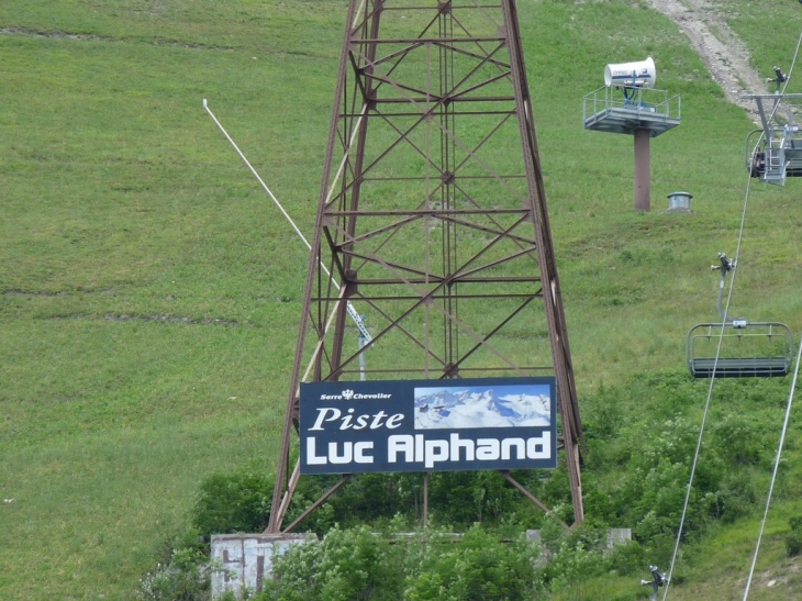 La piste Luc Alphand , à Chantemerle - Saint-Chaffrey